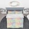 Designart 'Collection of Paint Splash Watercolor Drops' Modern & Contemporary Bedding Set - Duvet Cover & Shams